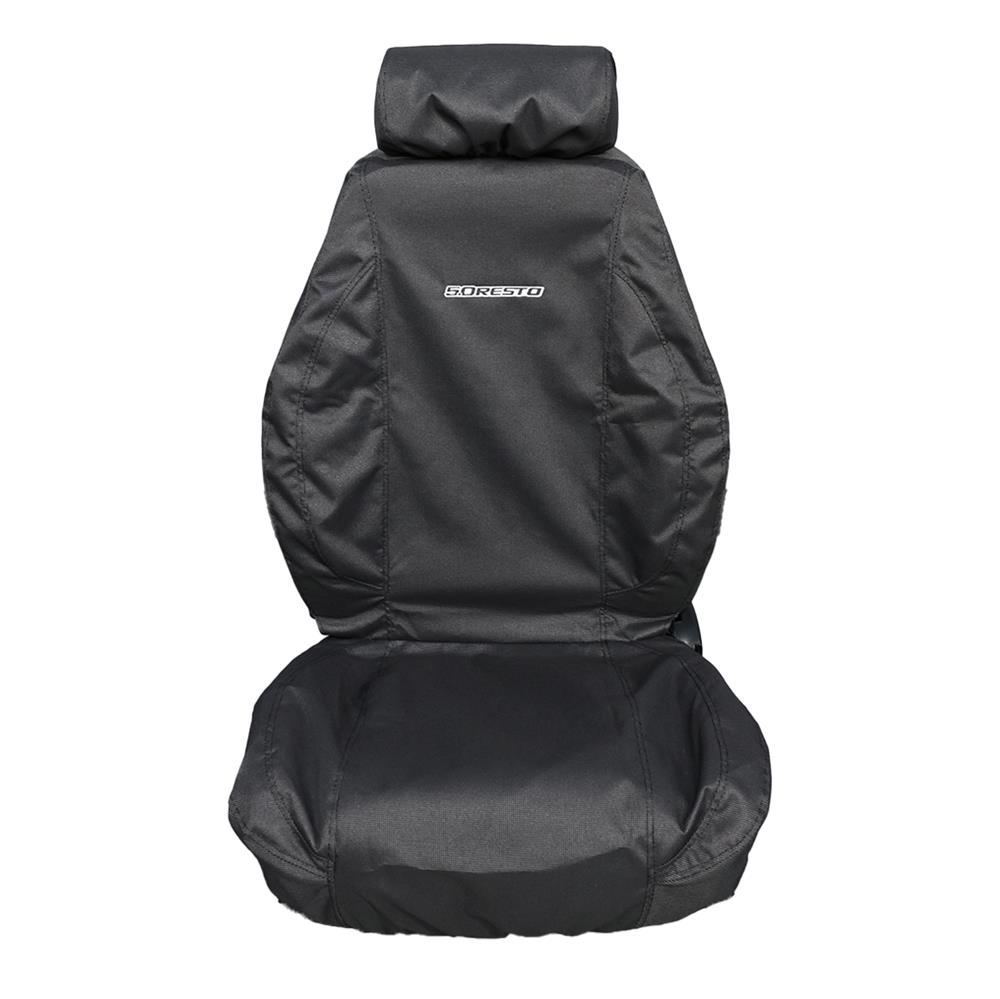 1979-1993 Mustang Seat Saver Cover - 5.0 Resto Seats - Black