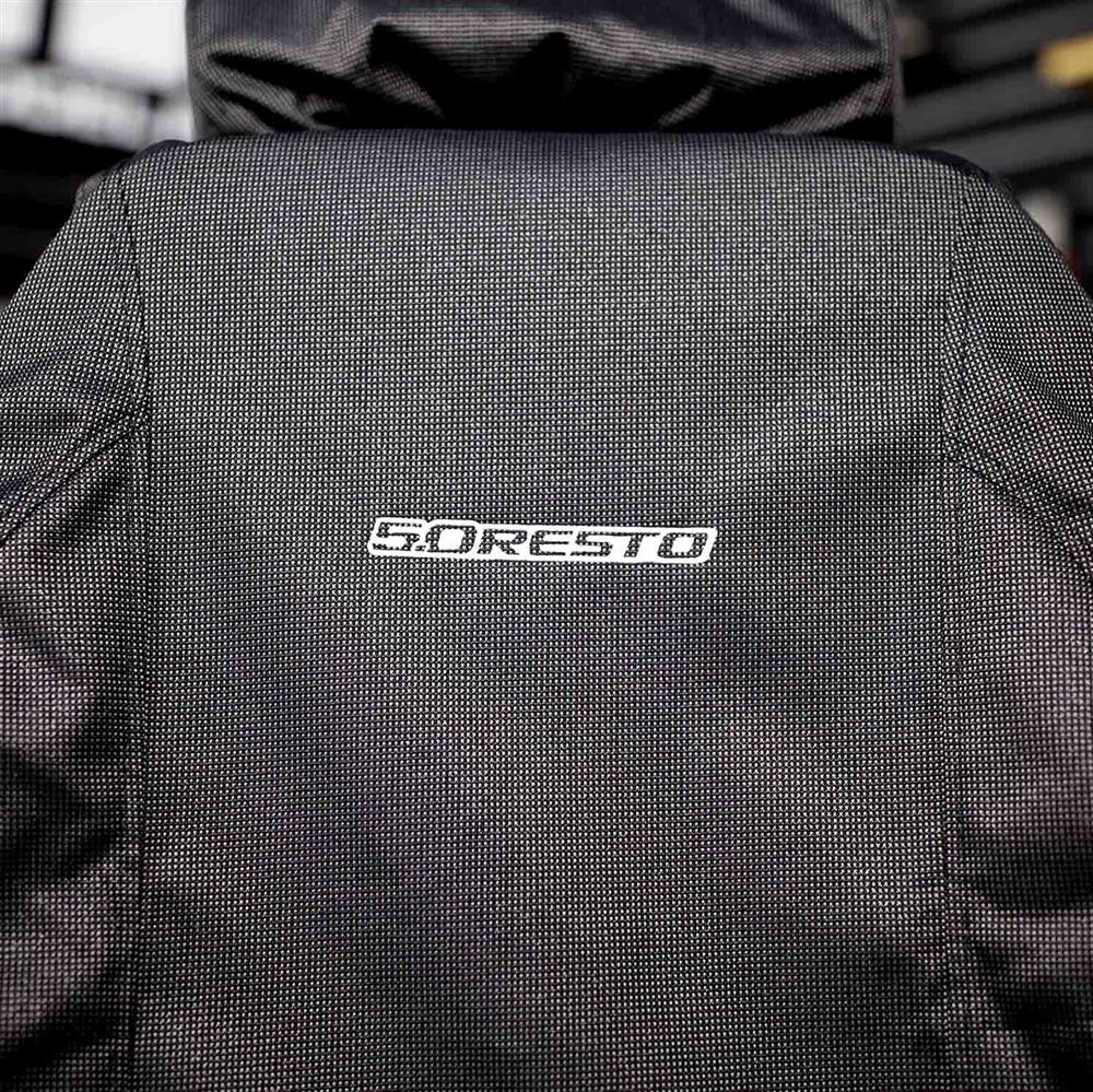 1979-1993 Mustang Seat Saver Cover - 5.0 Resto Seats - Black