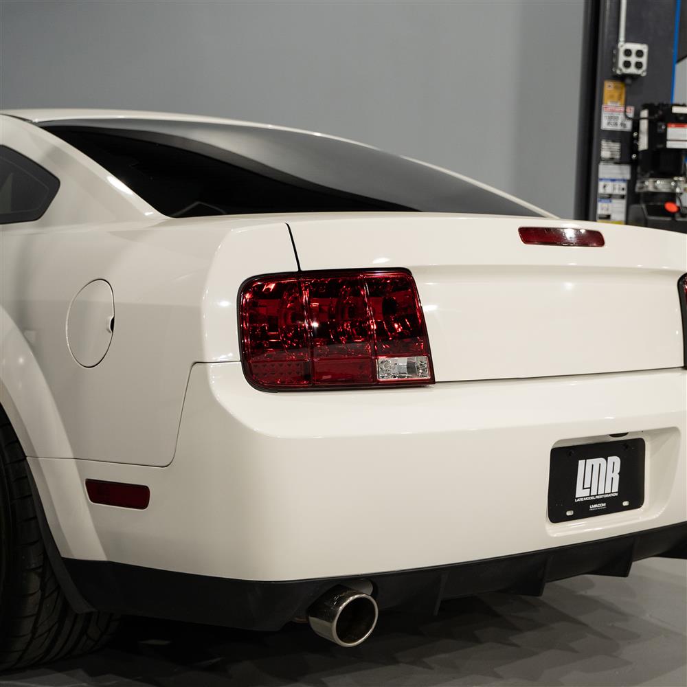 thumbnail image 2 of OEMASSIVE LED White Tube Black Tail Lights For 2005-2009 Ford Mustang – Sequential Signal 2 of 6