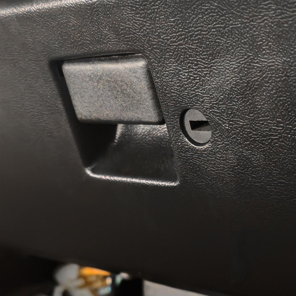 1979-93 Mustang Single Key Lock Conversion Kit  - Machined Bezel