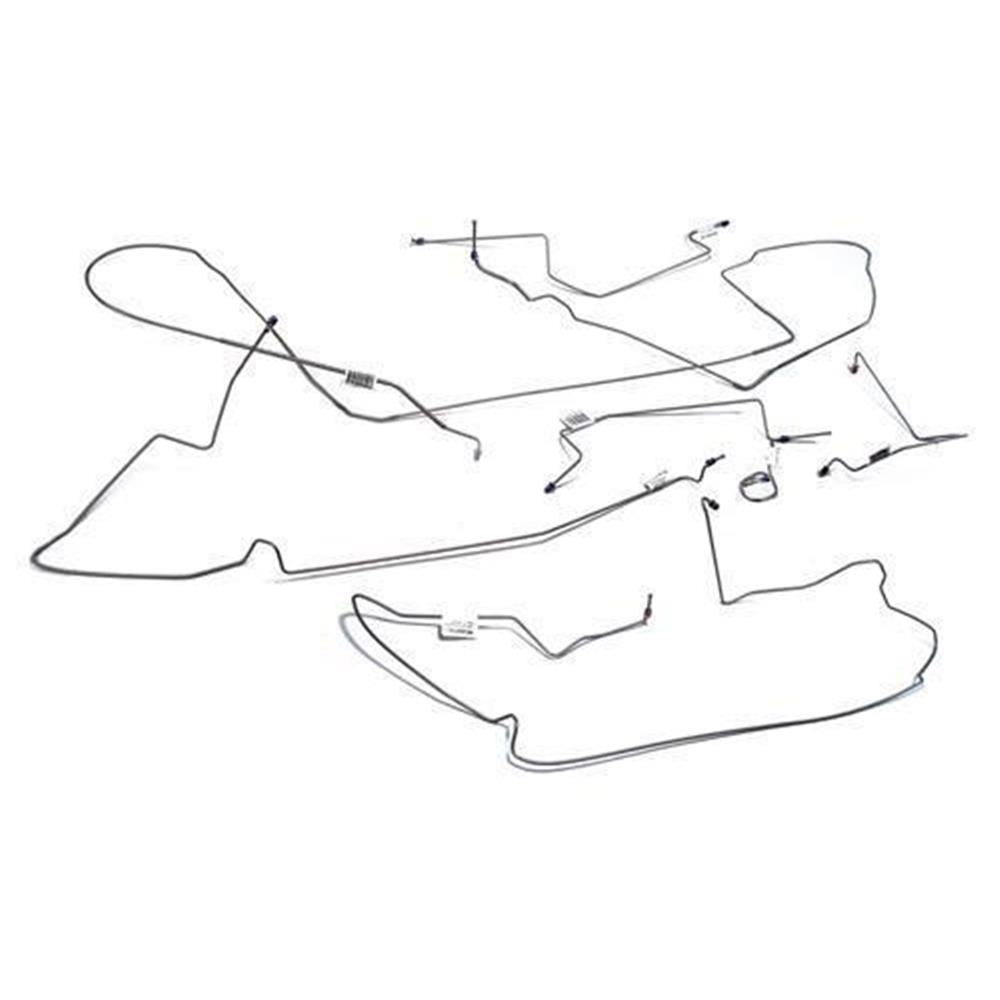 1994-95 Mustang Stainless Steel Brake Line Kit, W/ ABS GT