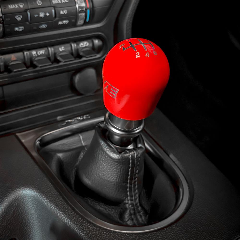 2015-26 Mustang SVE by Billetworkz Weighted Shift Knob - Gloss Red