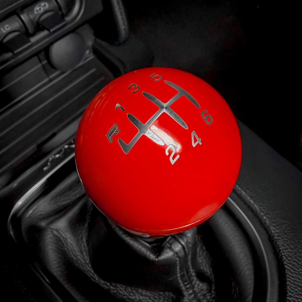 2015-26 Mustang SVE by Billetworkz Weighted Shift Knob - Gloss Red