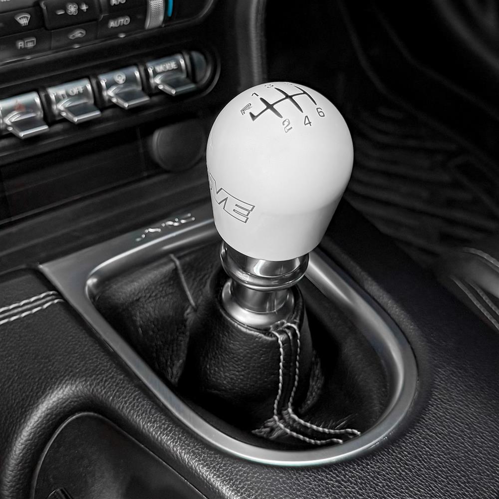 2015-26 Mustang SVE by Billetworkz Weighted Shift Knob - Gloss White