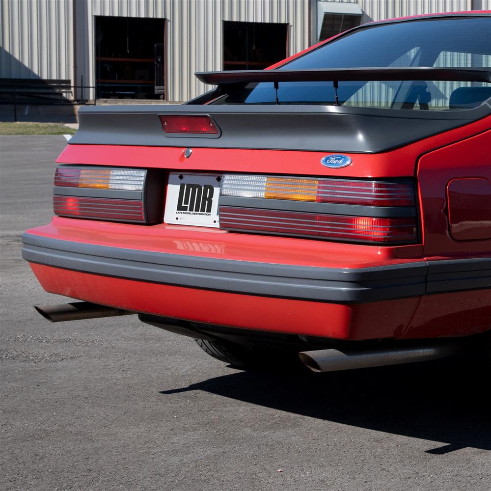 1985-86 Mustang SVO & 93 Cobra Tail Light Lens - RH Charcoal Gray
