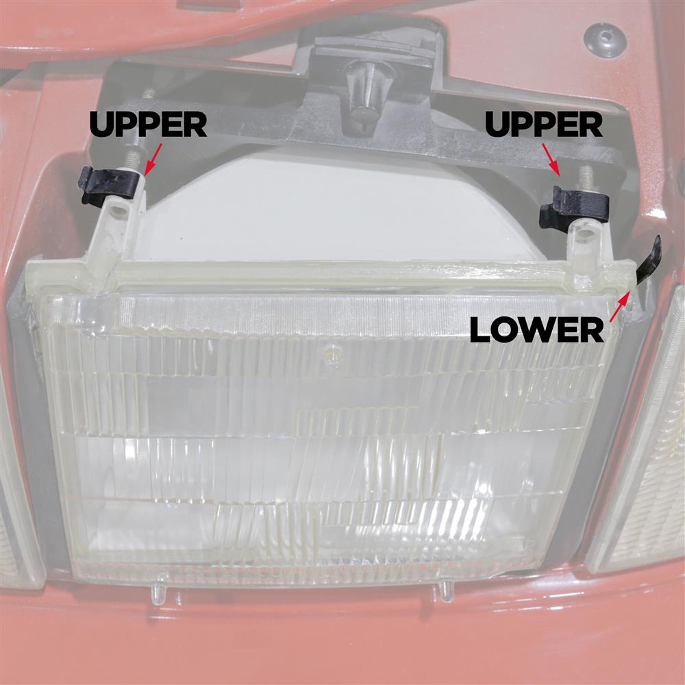 Mustang SVO Headlight Retainer Kit | 85-86