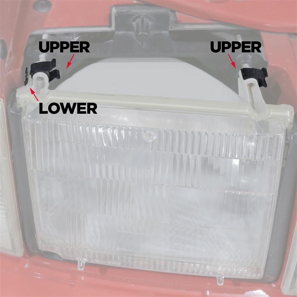Mustang SVO Headlight Retainer Kit | 85-86