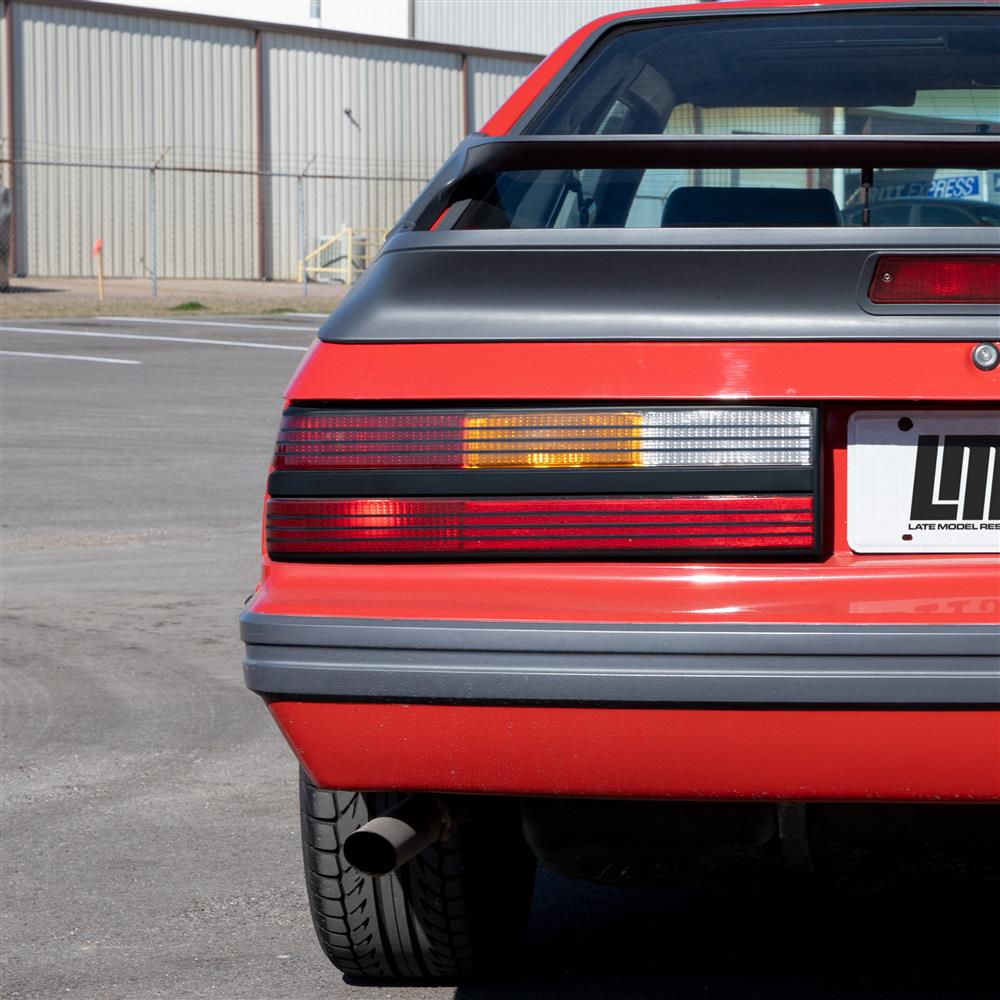 1984 Mustang SVO Tail Light Lens - LH Black