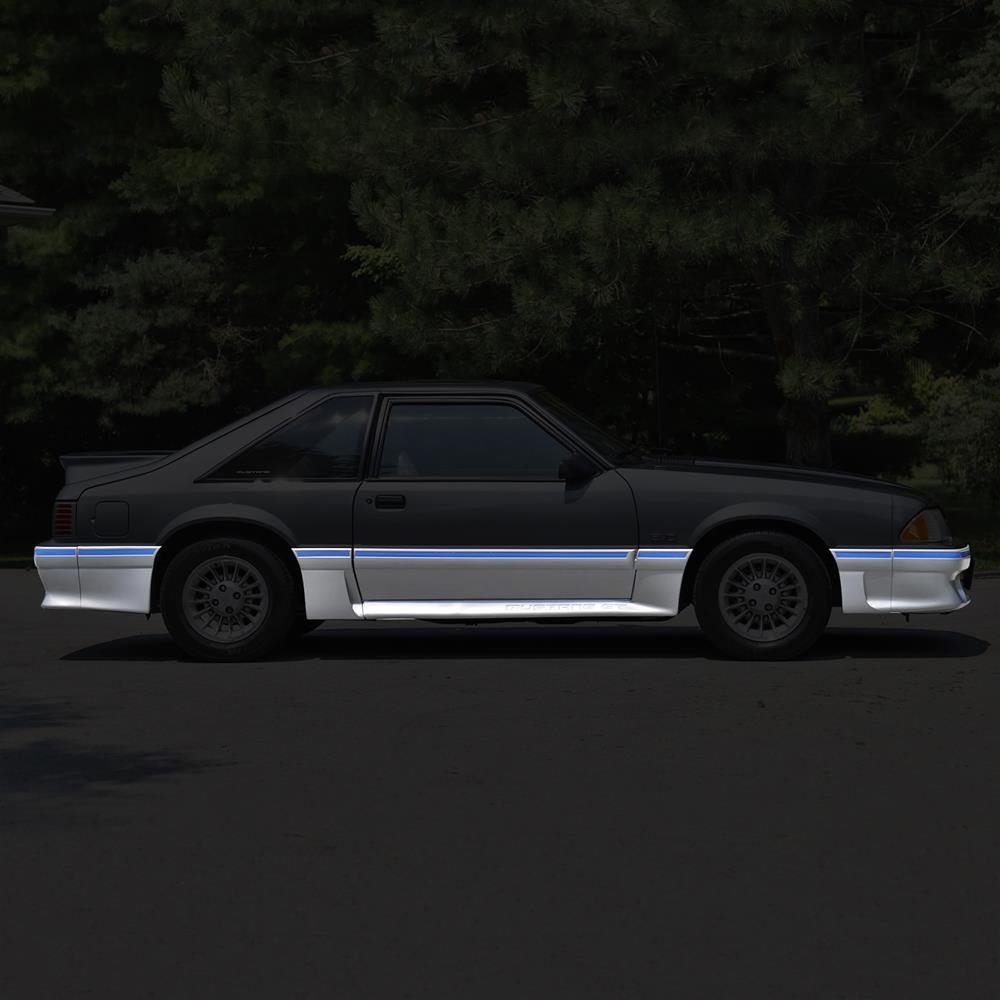 1987-1989 Mustang Two Tone Lower Exterior Trim Paint - Titanium