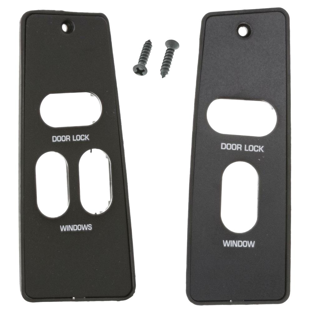 1987-93 Mustang Window Switch Bezel Pair Coupe/Hatchback