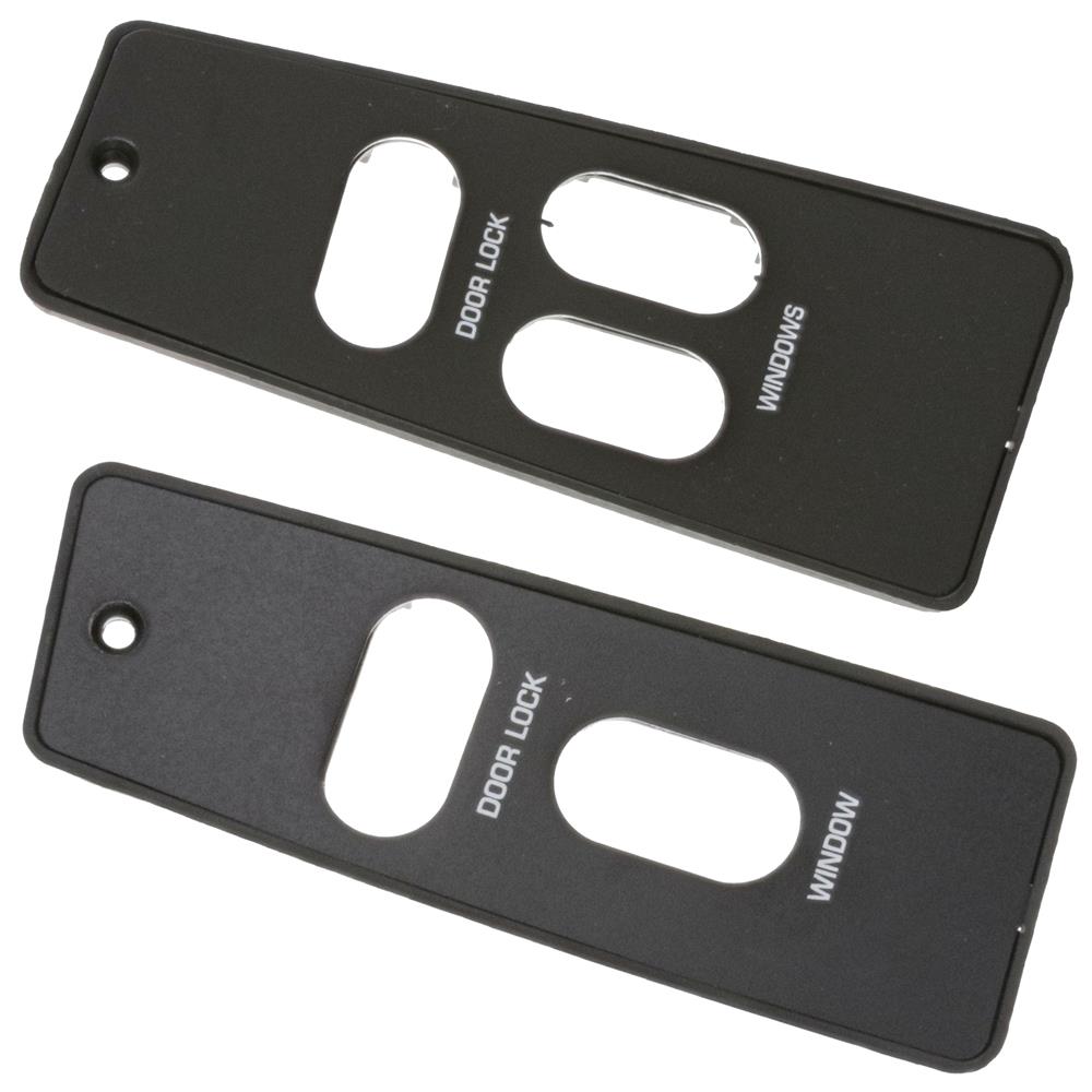 1987-93 Mustang Window Switch Bezel Pair Coupe/Hatchback