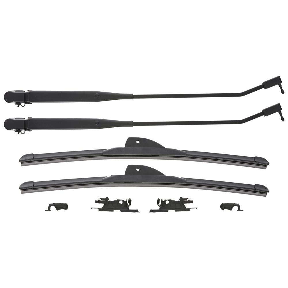 thumbnail image 2 of ACP Stainless Wiper Arm Set – 1964-1965 Ford Mustang, Both Sides, Direct OEM Replacement 2 of 2