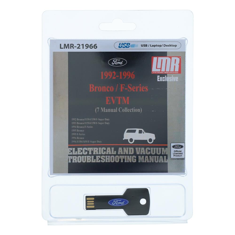 1993-95 F-150 SVT Lightning Newrad Solutions Electrical & Vacuum Troubleshooting Manual - USB
