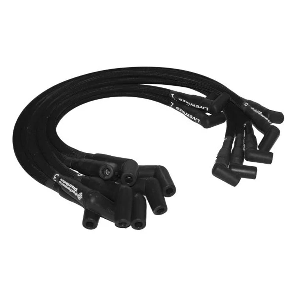 1986-95 Mustang Performance Distributors LiveWires Spark Plug Wire Set  - Black 5.0/5.8