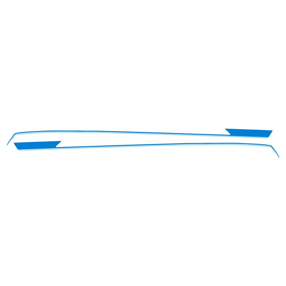 1980-1981 Mustang Phoenix Graphix Cobra Decal Kit - Blue