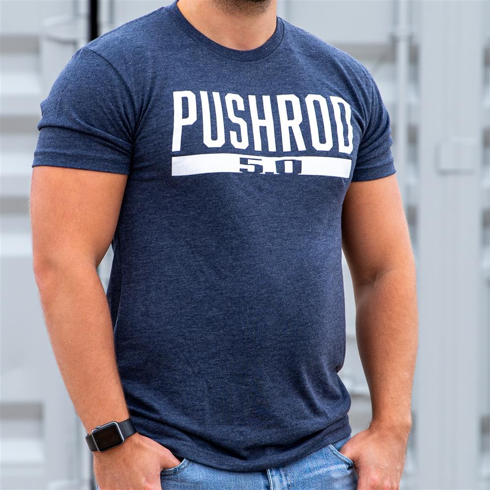 Pushrod 5.0 T-Shirt - (Large) - Vintage Navy