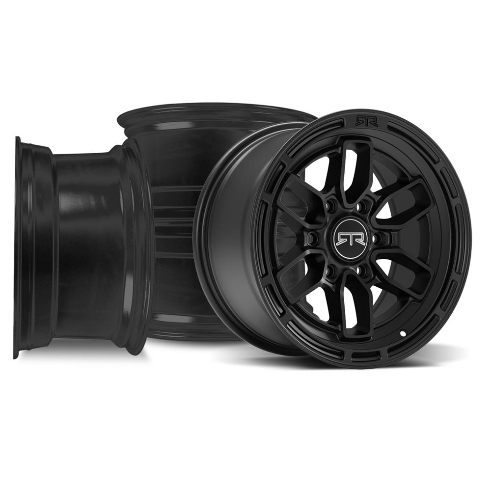 2022-25 Bronco Raptor RTR Evo 6 Wheel Kit 17x9 - Satin Black