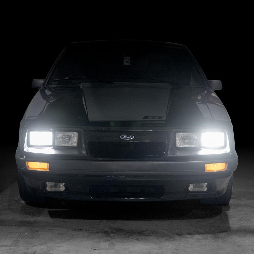 1979-86 Mustang RMS Lighting LED Headlight Conversion