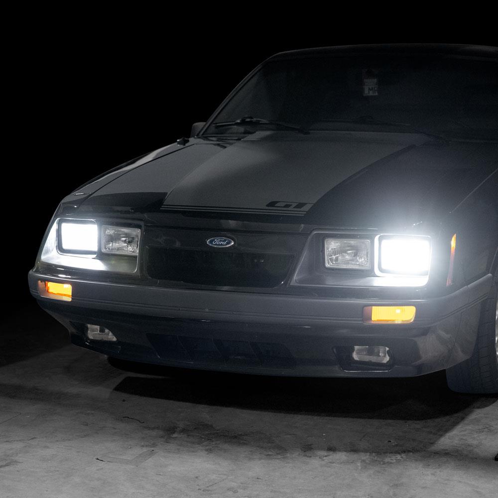 1979-86 Mustang RMS Lighting LED Headlight Conversion