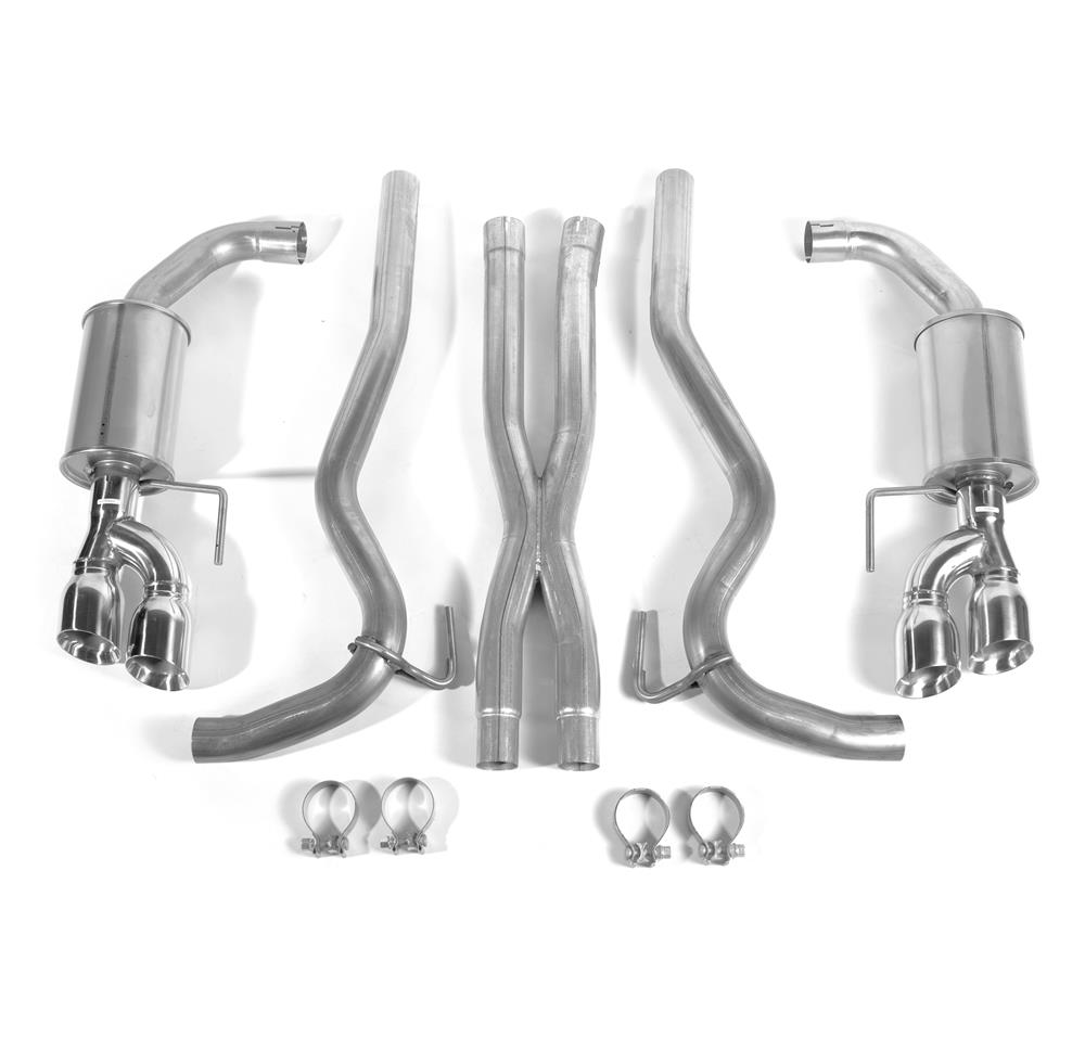 2018-24 Mustang Roush Cat Back Exhaust Kit - Coupe GT