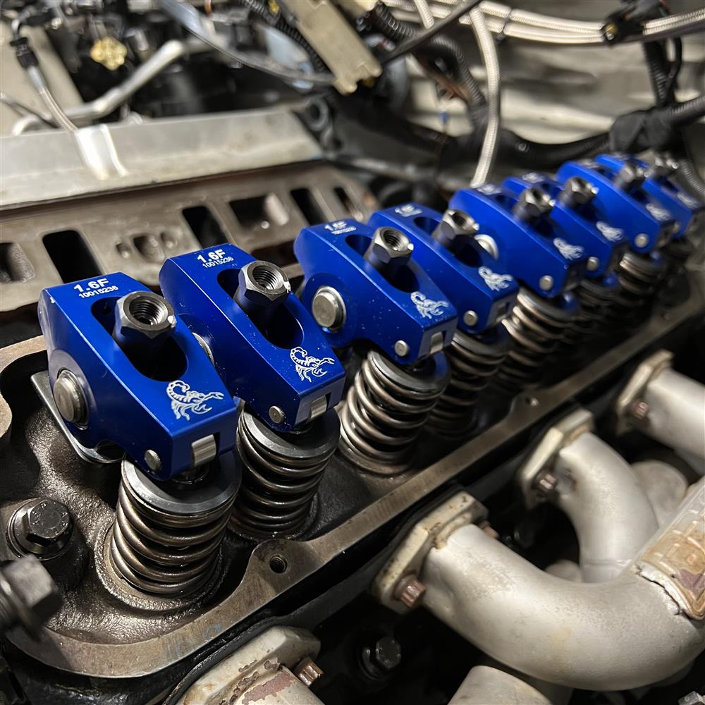 1993-1995 SVT Lightning 5.8 Scorpion Race Series Rocker Arms -Stud Mount 1.6 Ratio 3/8"