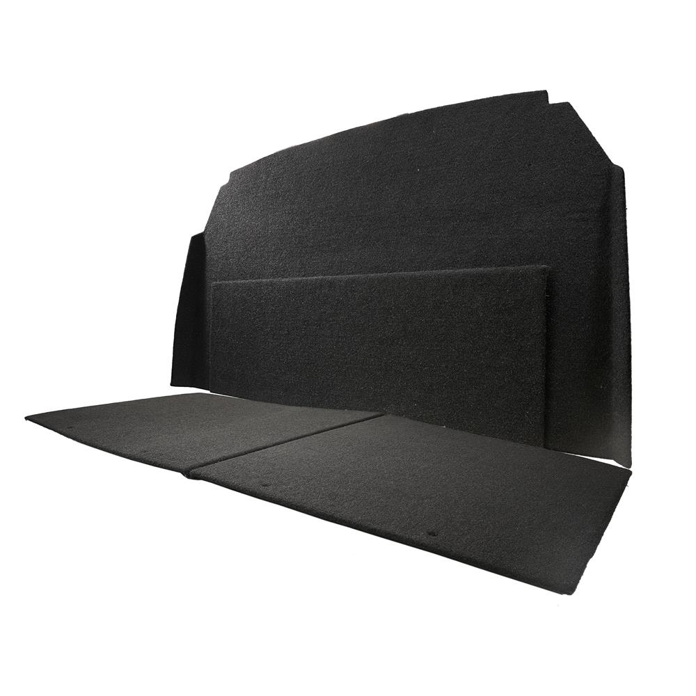 2015-26 Mustang Shrader Rear Seat Delete  - Black Convertible