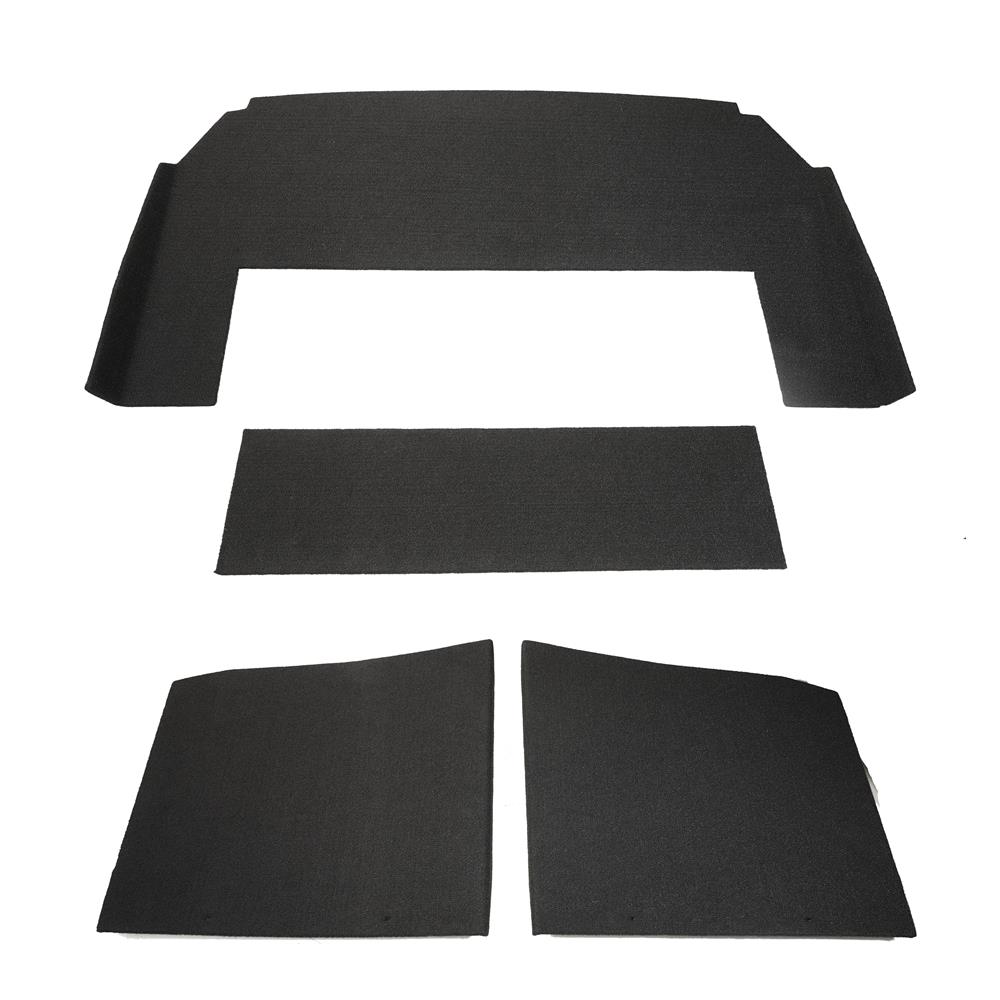 2015-26 Mustang Shrader Rear Seat Delete  - Black Convertible