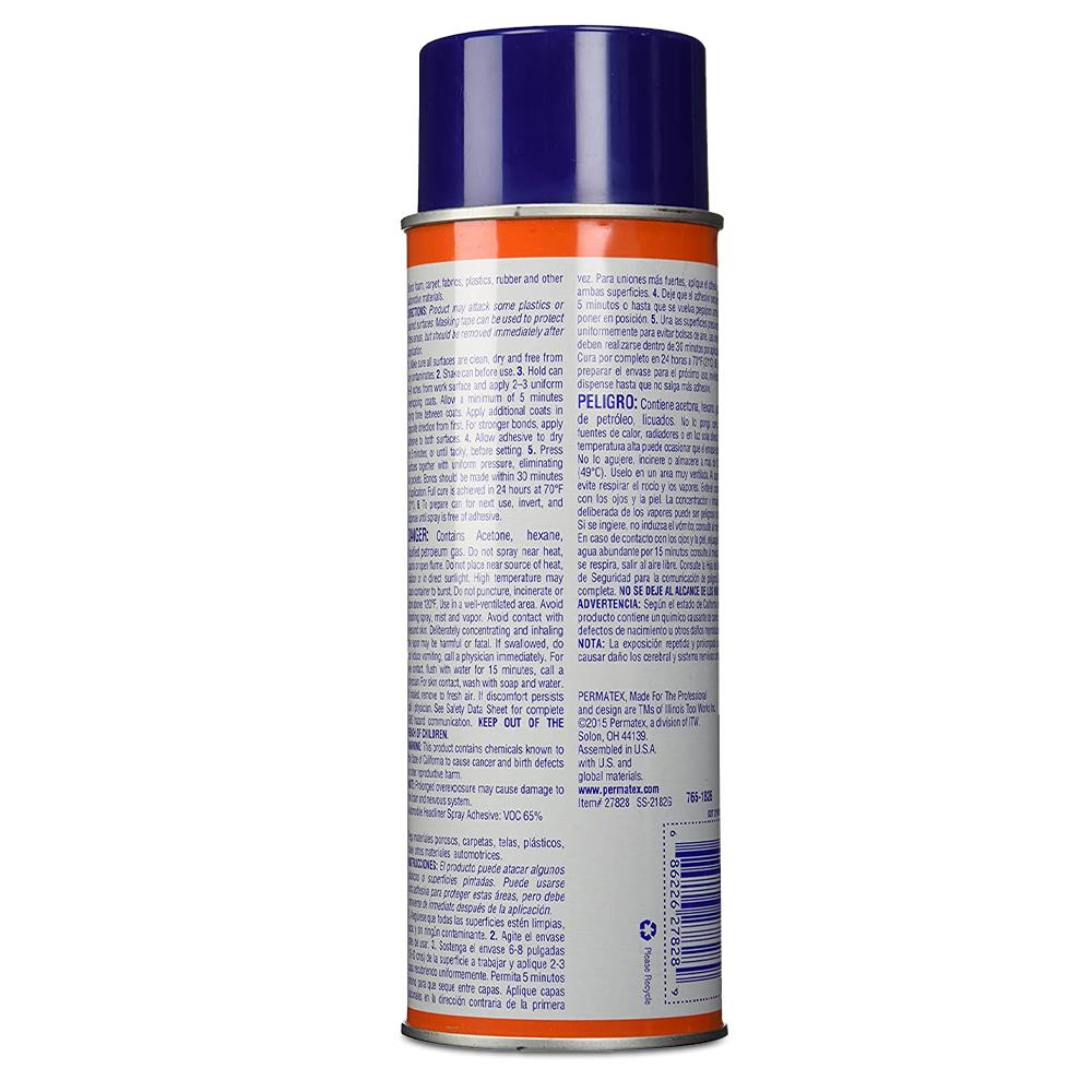Spray Adhesive For Headliner, Upholstery, and Carpet