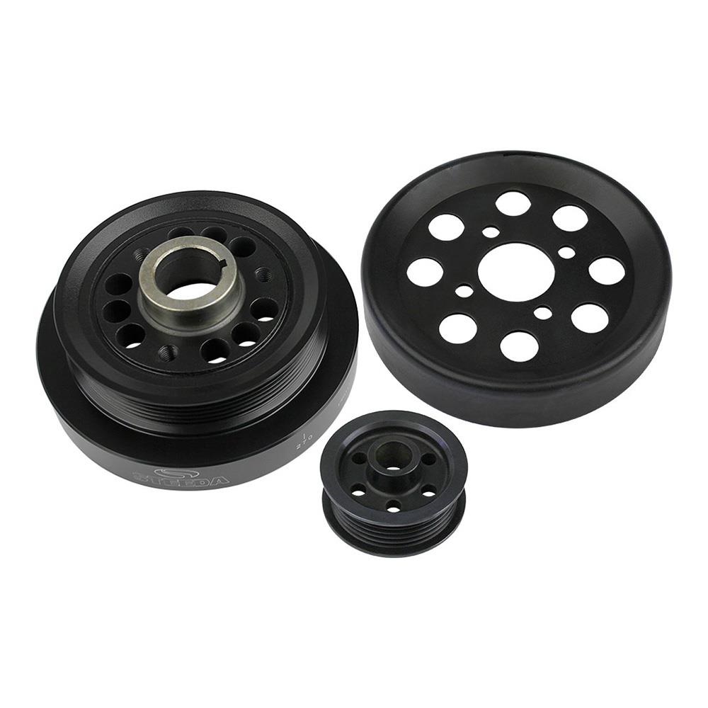 1996-01 Mustang Steeda Underdrive Pulley Kit  - Black GT