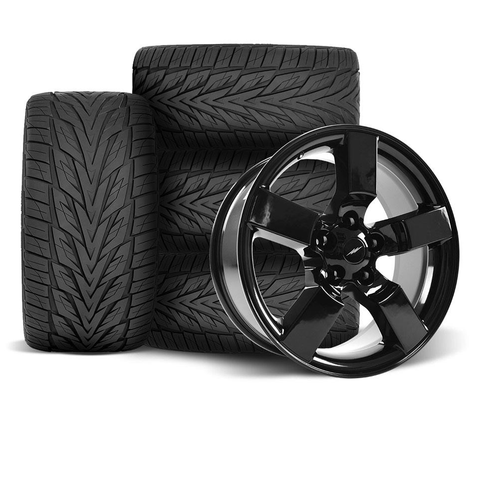 1999-04 F-150 SVT Lightning 01-02 Style Wheel & Toyo Tire Kit - 20x9  - Gloss Black
