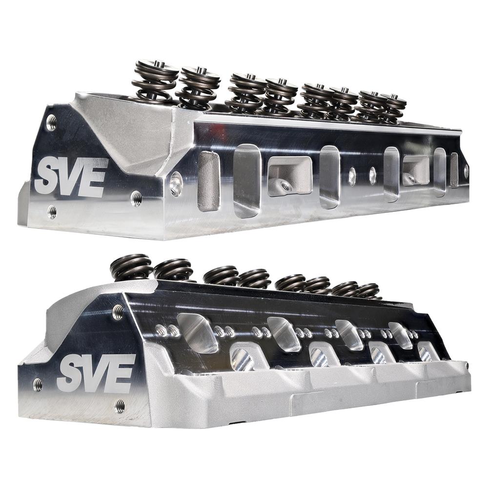 1993-95 F-150 SVT Lightning SVE 185cc CNC Cylinder Heads - 58cc Chamber 5.8