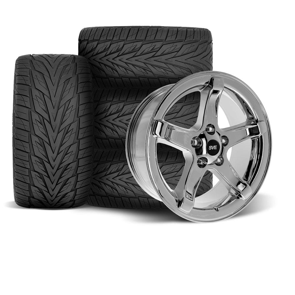 1999-04 F-150 SVT Lightning SVE 99-00 Style Wheel & Toyo Tire Kit - 20x9/10  - Chrome