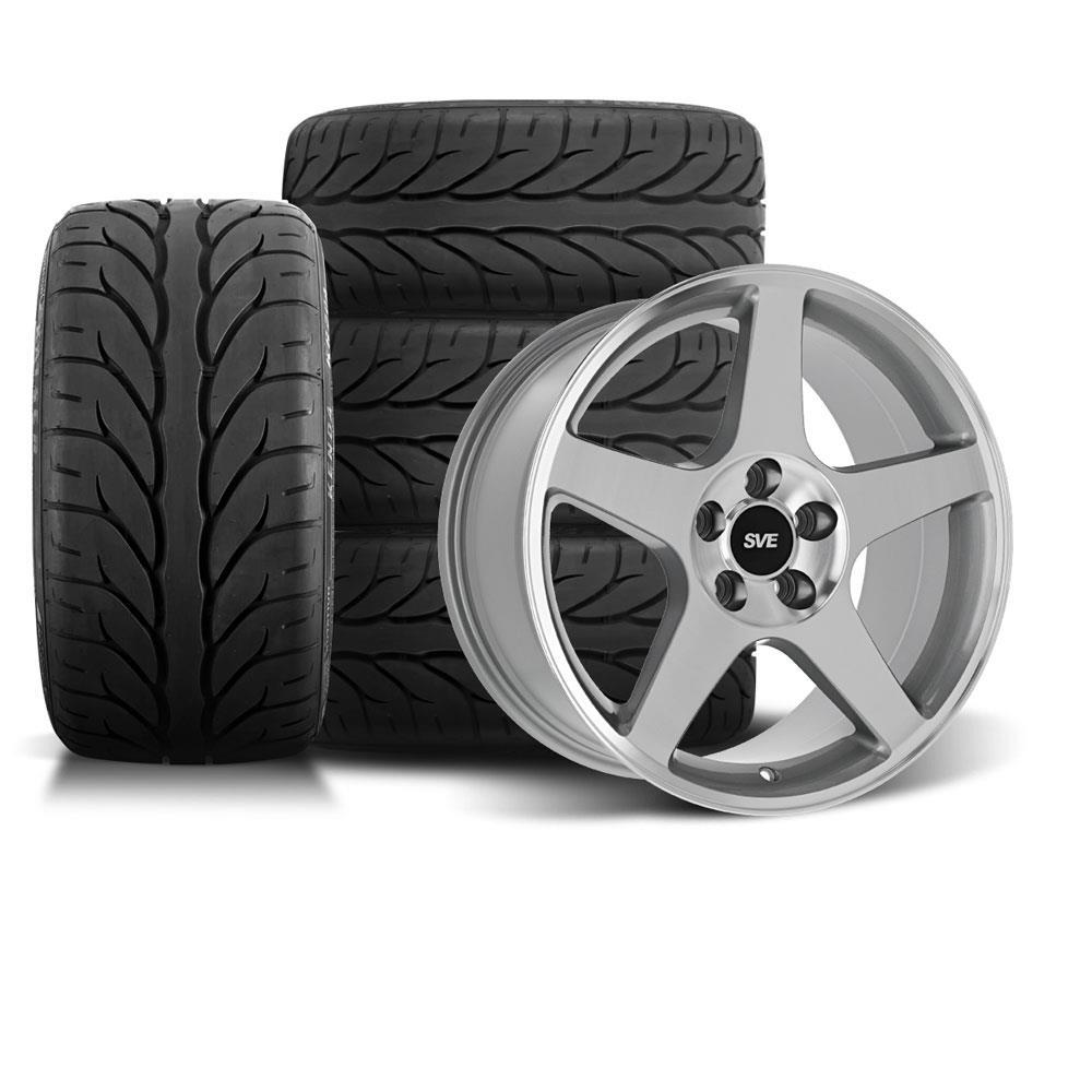 1994-04 Mustang SVE 03 Cobra Wheel & Kenda Tire Kit - 18x9  - Machined