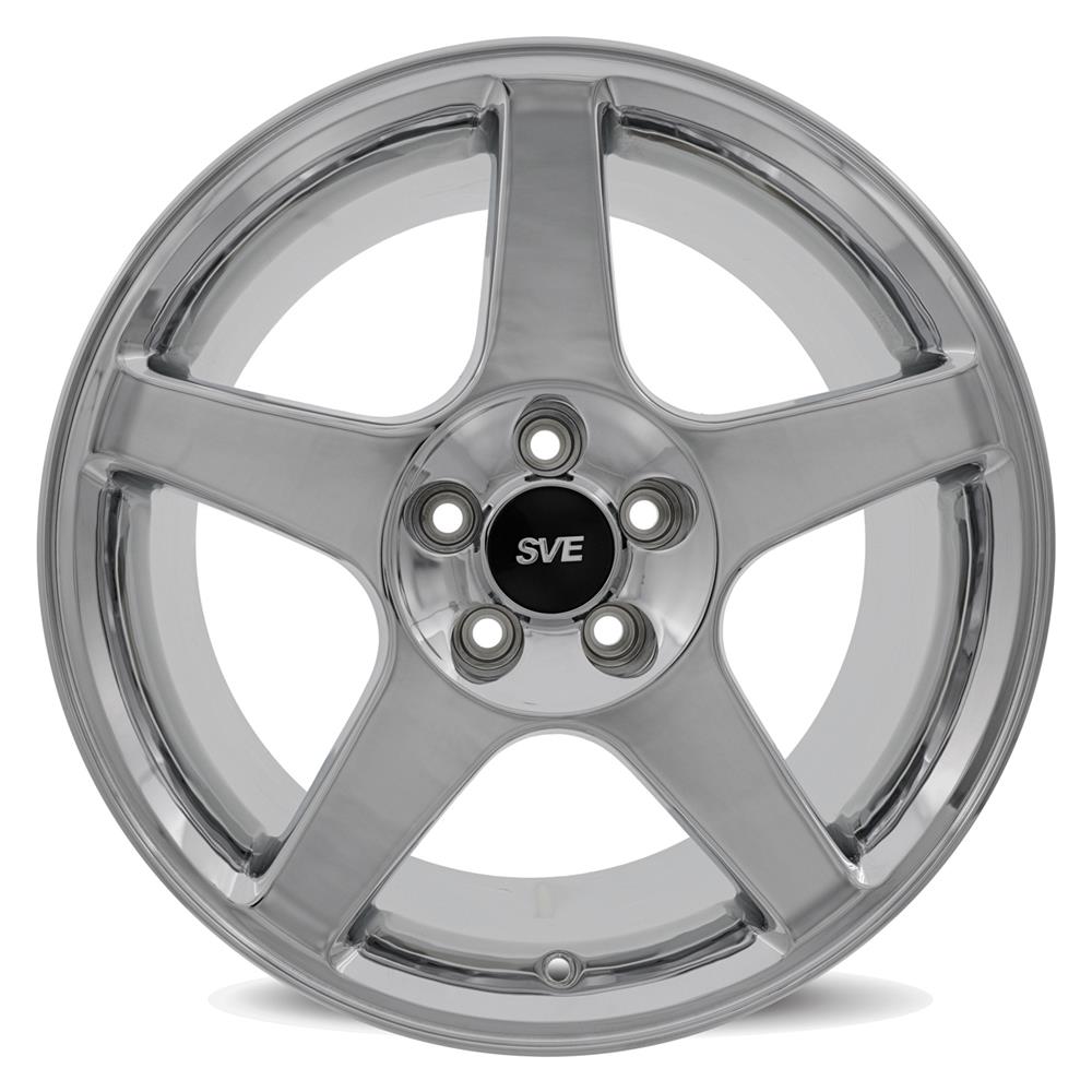 1994-04 Mustang SVE 03 Cobra Wheel & Nitto Tire Kit - 18x9  - Chrome