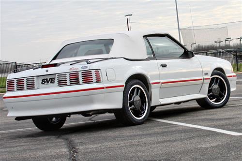 1979-1993 Mustang SVE 4 Lug 93 Cobra R Style Wheel - 17x9 - Black