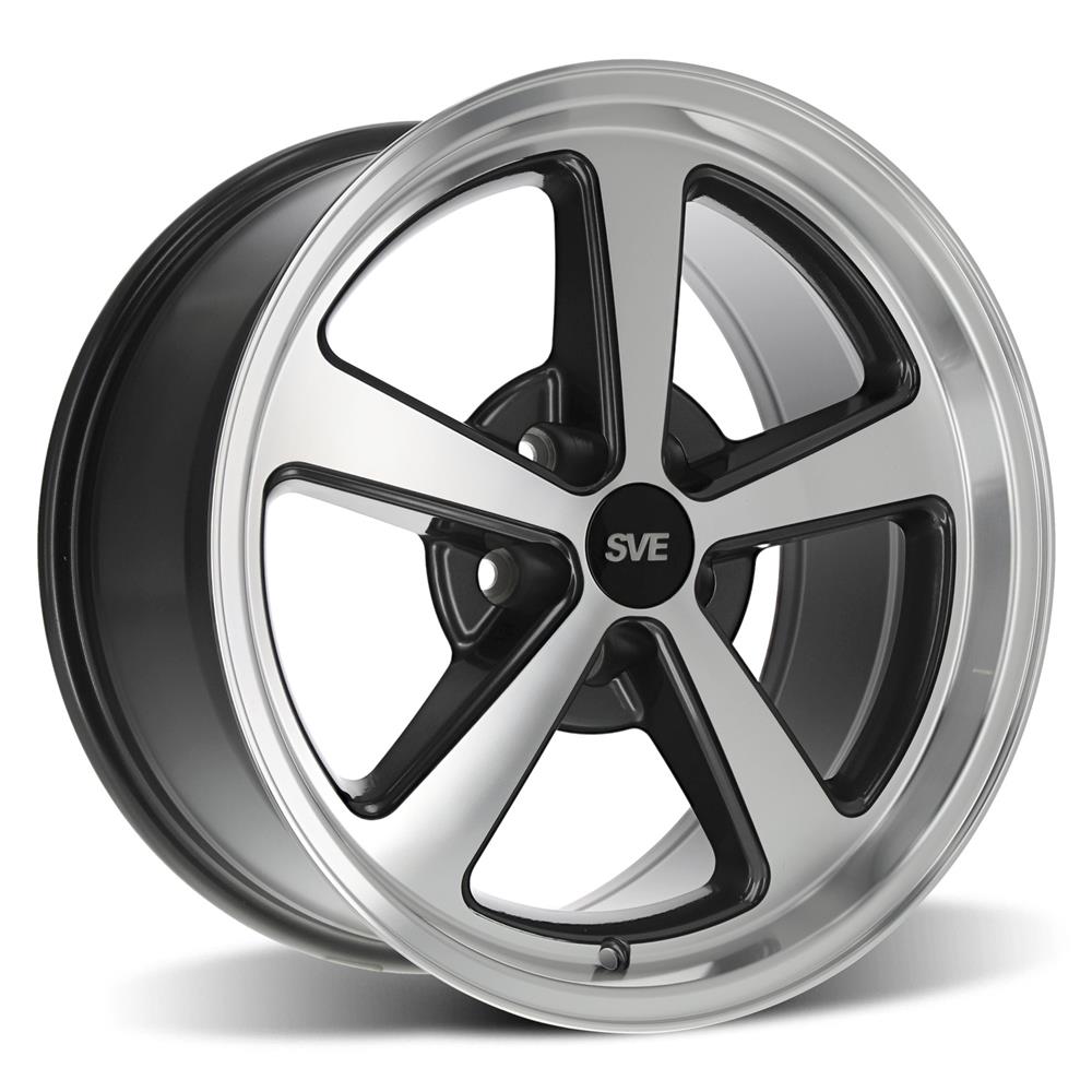 1994-04 Mustang SVE 2003-2004 Mach 1 Style Wheel Kit - 18x9 - Machined