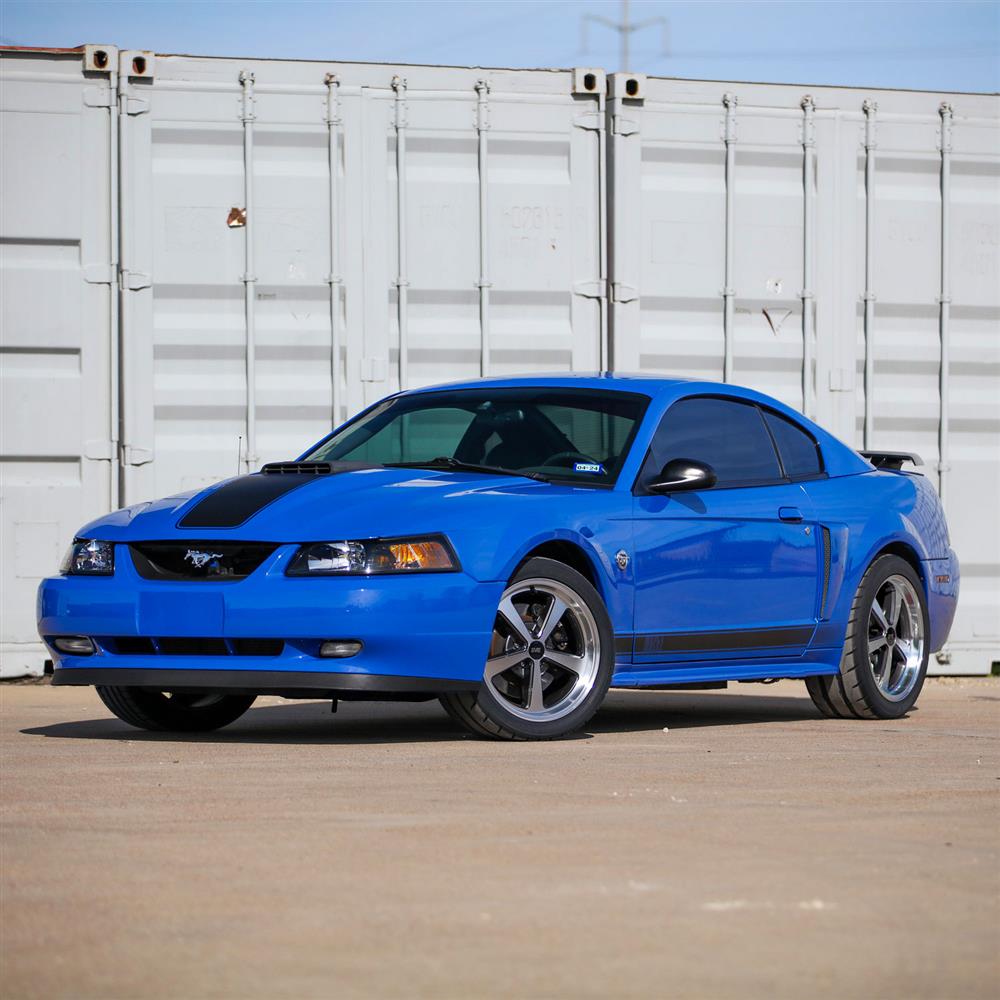 1994-04 Mustang SVE 2003-2004 Mach 1 Style Wheel Kit - 18x9 - Machined