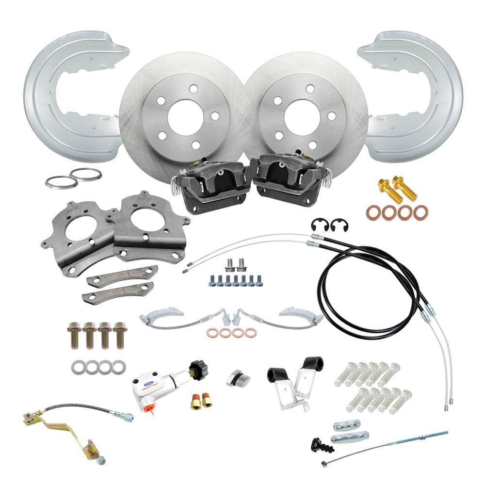 1986-1992 Mustang 5 Lug Rear Disc Brake Conversion Kit