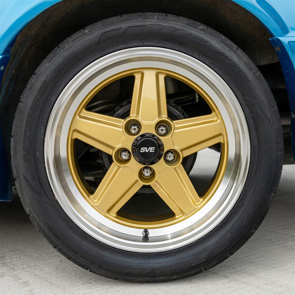 1979-93 Mustang SVE 5 Lug S89 Wheel - 17x8  - Gold