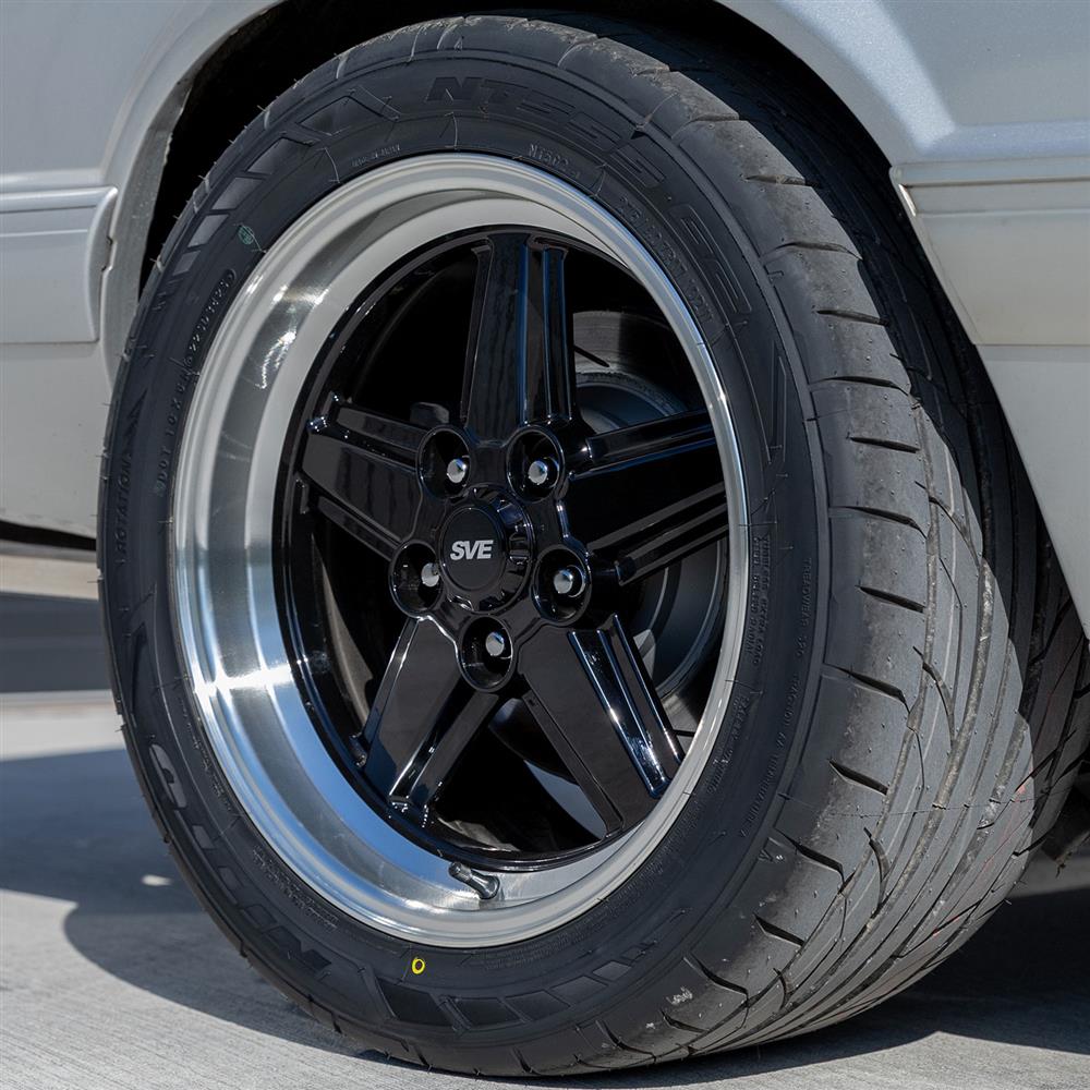 1979-93 Mustang SVE 5-Lug S89 Wheel - 17x9  - Black