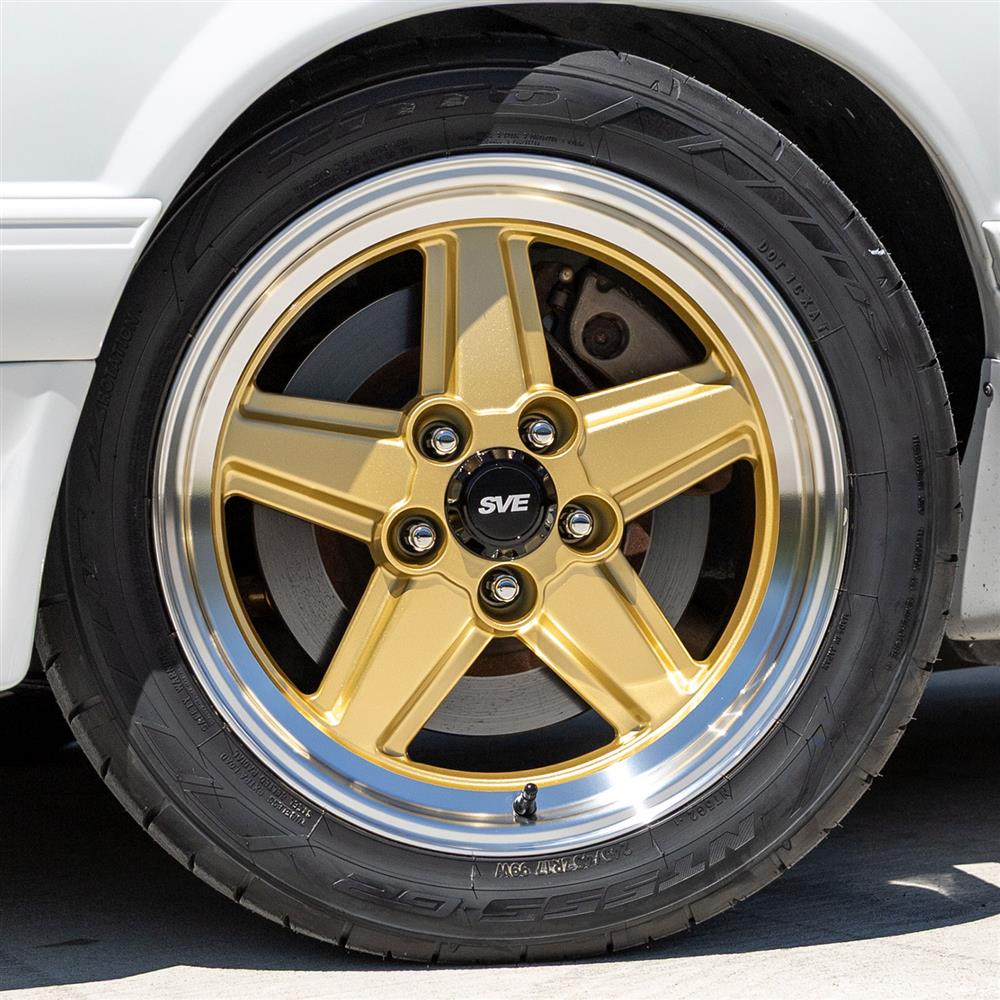 1979-93 Mustang SVE 5 Lug S89 Wheel - 17x9  - Gold