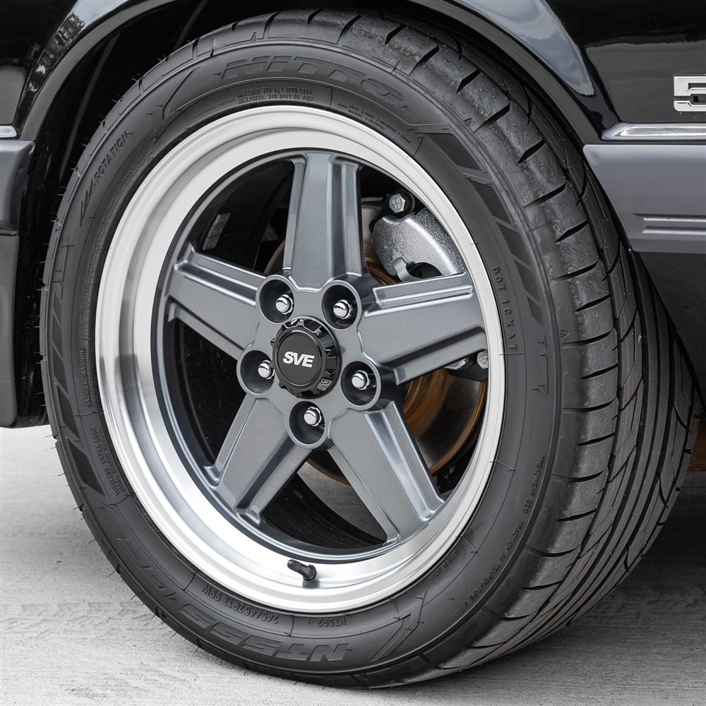 1979-93 Mustang SVE 5 Lug S89 Wheel - 17x9  - Gunmetal