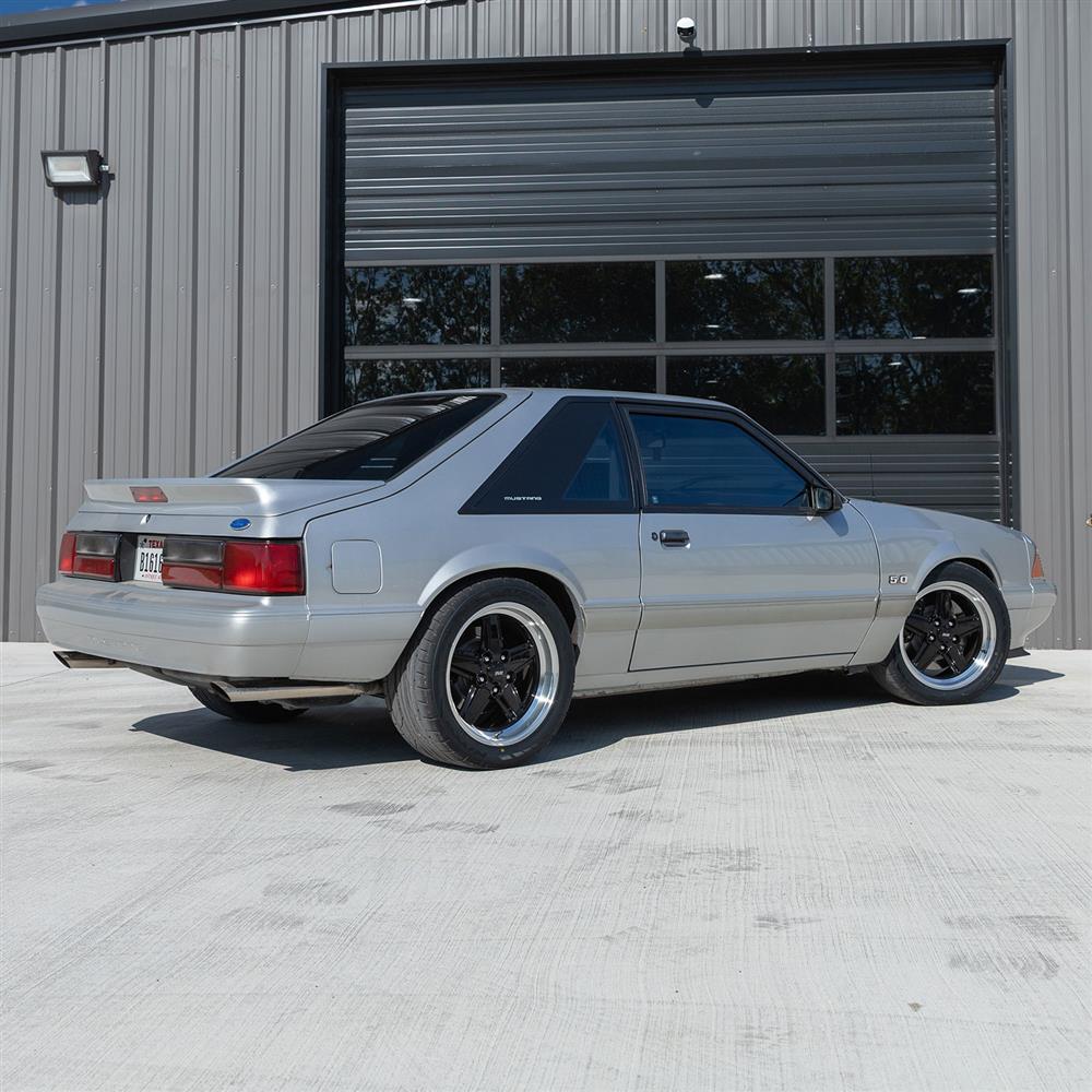 1979-93 Mustang SVE 5 Lug S89 Wheel Kit - 17x8/9  - Black