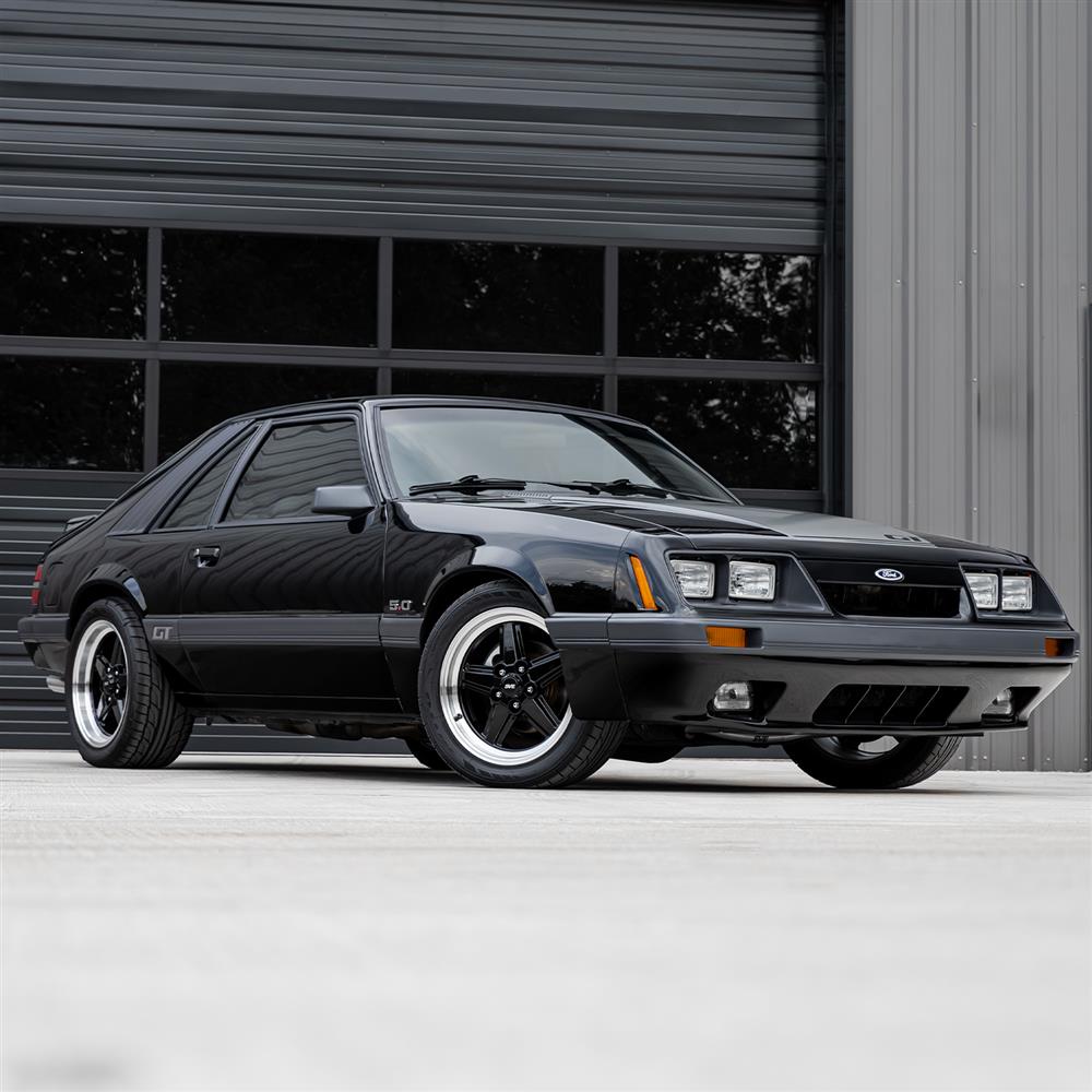 1979-93 Mustang SVE 5 Lug S89 Wheel & Nitto Tire Kit  - 17x8 - Black