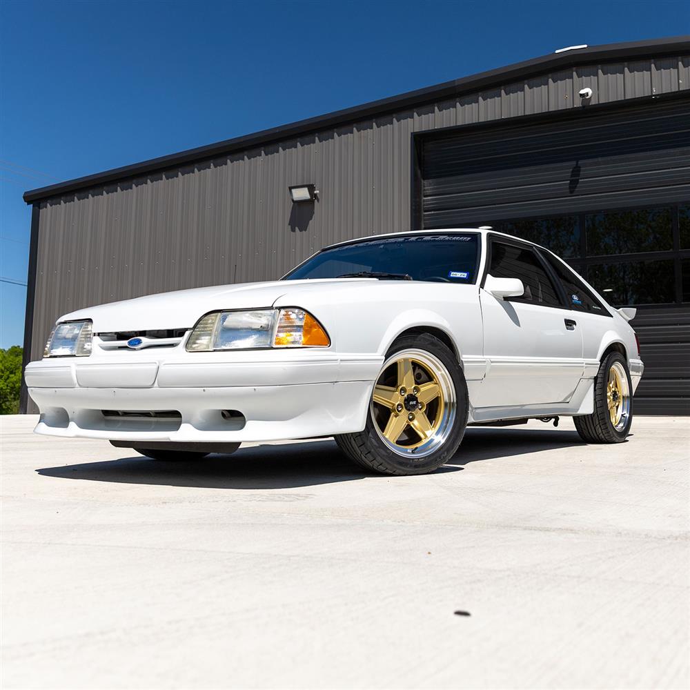 1979-93 Mustang SVE 5 Lug S89 Wheel & Nitto Tire Kit  - 17x8 - Gold