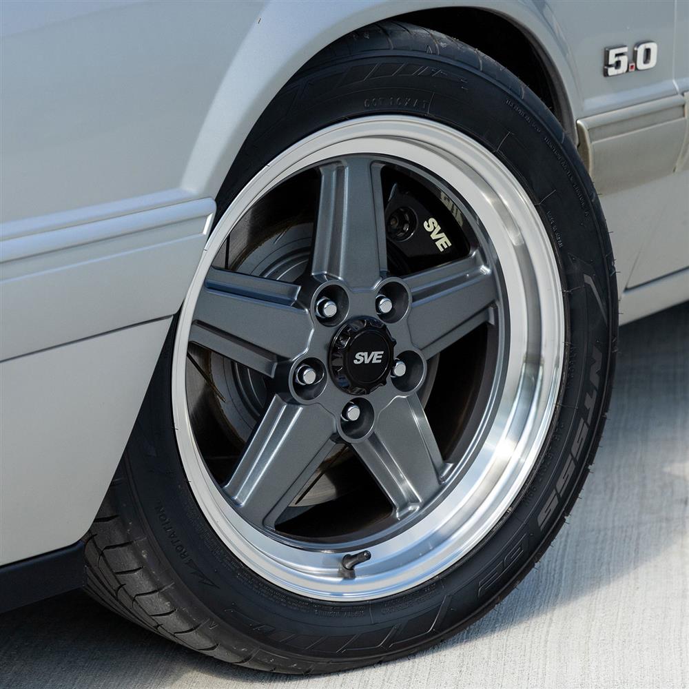 1979-93 Mustang SVE 5 Lug S89 Wheel & Nitto Tire Kit  - 17x8 - Gunmetal