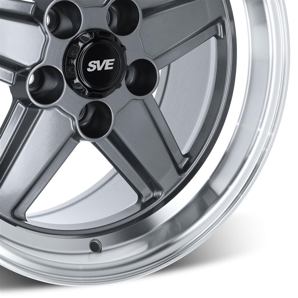 1979-93 Mustang SVE 5 Lug S89 Wheel - 17x9  - Gunmetal