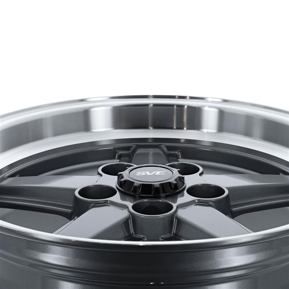 1979-93 Mustang SVE 5 Lug S89 Wheel - 17x9  - Gunmetal