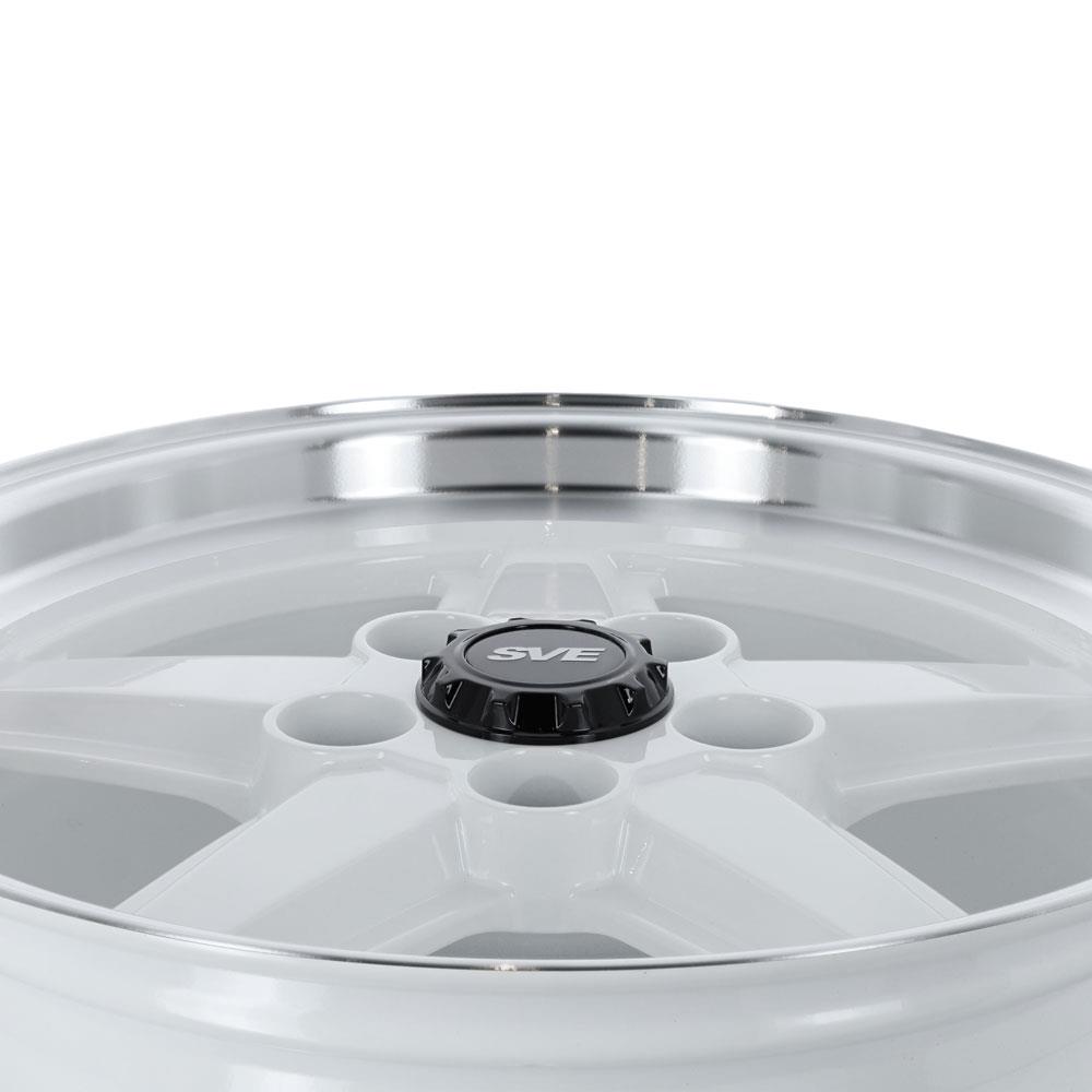1979-93 Mustang SVE 5 Lug S89 Wheel & Sumitomo Tire Kit  - 17x8/9 - White