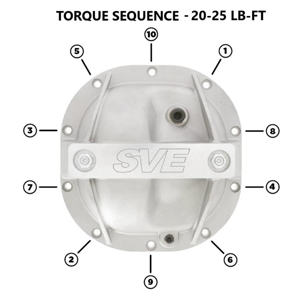 1986-14 Mustang SVE 8.8" Aluminum Differential Cover Bolts